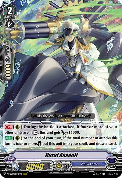 Image for Coral Assault (V-SS08: Clan Selection Plus Vol.2) (V-SS08/074EN) - Cardfight Vanguard