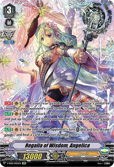 Image for Regalia of Wisdom, Angelica (SP) (V-SS08: Clan Selection Plus Vol.2) (V-SS08/SP03EN) - Cardfight Vanguard