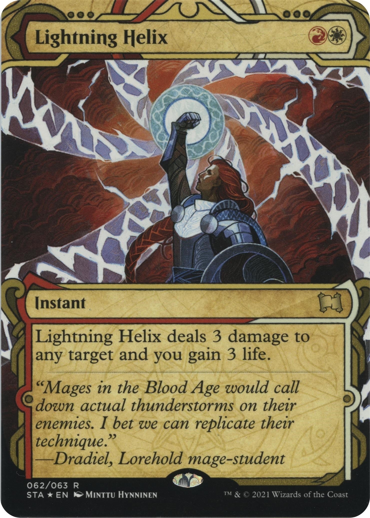 Image for Lightning Helix (Foil Etched) (Strixhaven: Mystical Archives) (62) - Magic: The Gathering