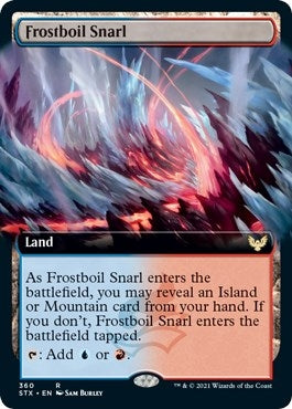 Image for Frostboil Snarl (Extended Art) (Strixhaven: School of Mages) (360) - Magic: The Gathering