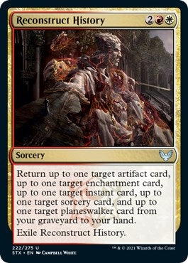 Image for Reconstruct History (Strixhaven: School of Mages) (222) - Magic: The Gathering