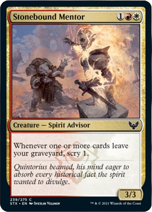 Image for Stonebound Mentor (Strixhaven: School of Mages) (239) - Magic: The Gathering