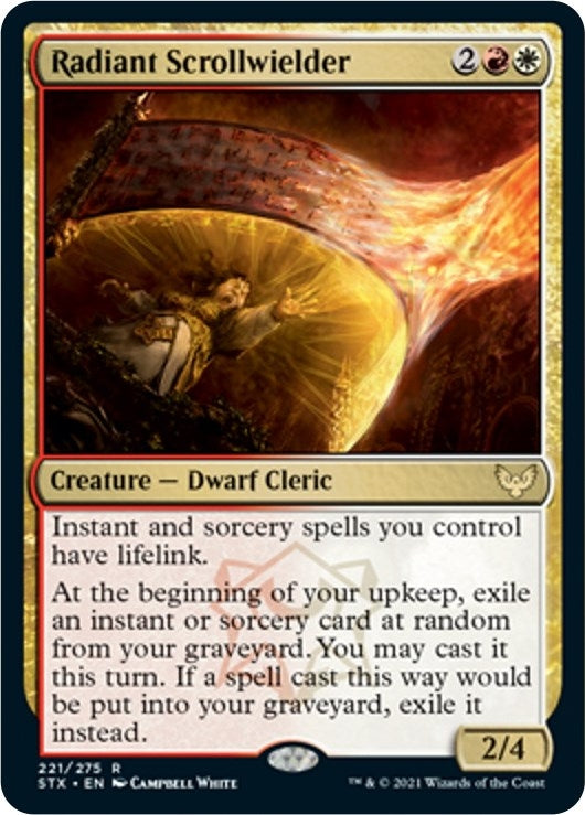 Image for Radiant Scrollwielder (Strixhaven: School of Mages) (221) - Magic: The Gathering