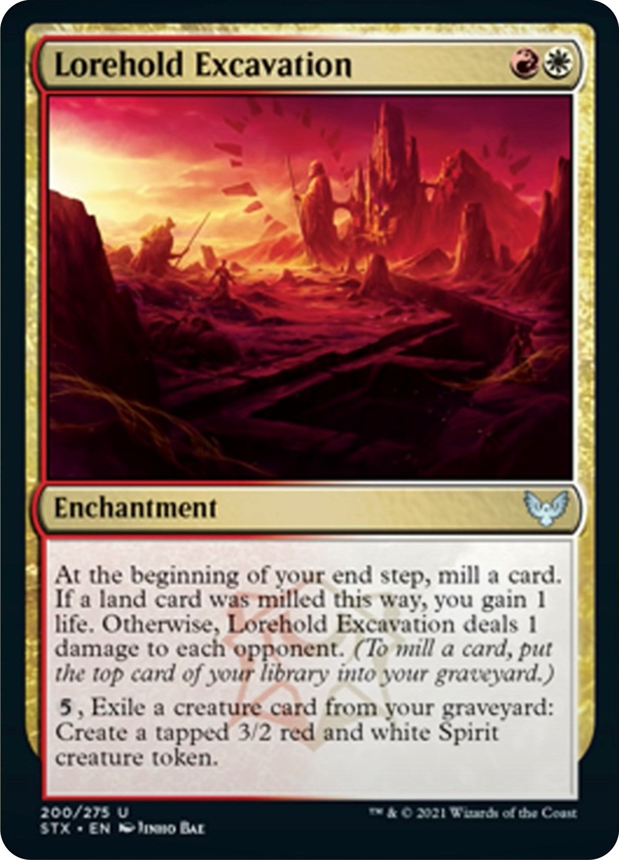 Image for Lorehold Excavation (Strixhaven: School of Mages) (200) - Magic: The Gathering