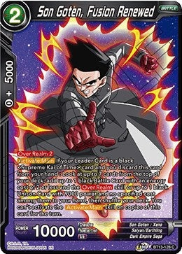 Image for Son Goten, Fusion Renewed (Supreme Rivalry) (BT13-128) - Dragon Ball Super: Masters