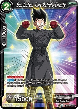 Image for Son Goten, Time Patrol's Charity (Supreme Rivalry) (BT13-129) - Dragon Ball Super: Masters