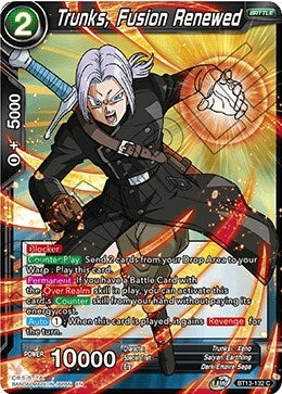 Image for Trunks, Fusion Renewed (Supreme Rivalry) (BT13-132) - Dragon Ball Super: Masters