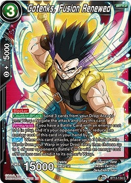 Image for Gotenks, Fusion Renewed (Supreme Rivalry) (BT13-134) - Dragon Ball Super: Masters