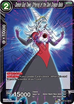 Image for Demon God Towa, Offering of the Dark Dragon Balls (Supreme Rivalry) (BT13-139) - Dragon Ball Super: Masters