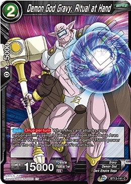 Image for Demon God Gravy, Ritual at Hand (Supreme Rivalry) (BT13-141) - Dragon Ball Super: Masters