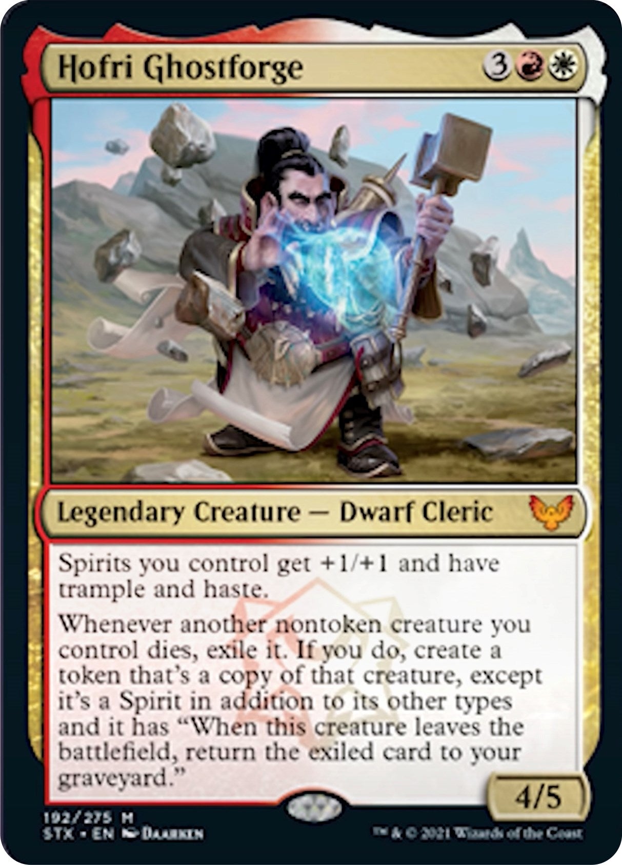 Image for Hofri Ghostforge (Strixhaven: School of Mages) (192) - Magic: The Gathering