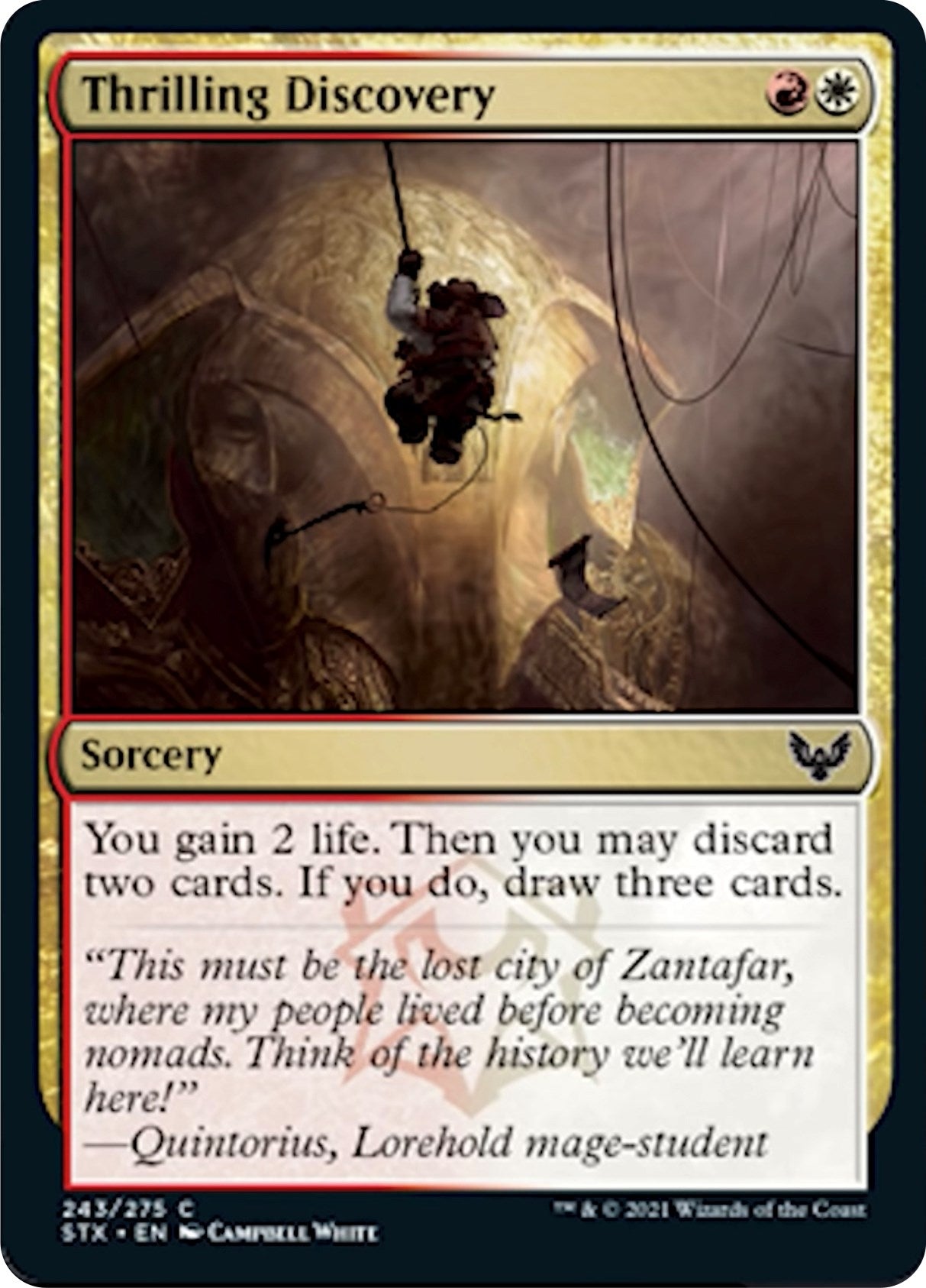 Image for Thrilling Discovery (Strixhaven: School of Mages) (243) - Magic: The Gathering
