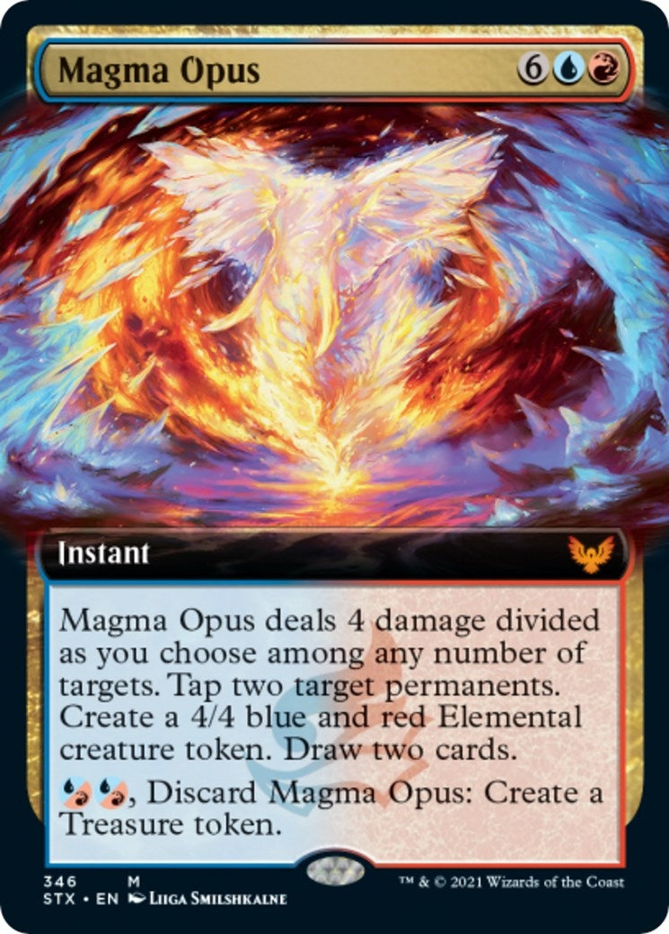 Image for Magma Opus (Extended Art) (Strixhaven: School of Mages) (346) - Magic: The Gathering