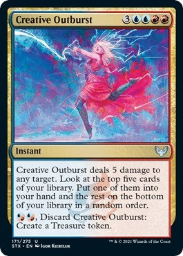 Image for Creative Outburst (Strixhaven: School of Mages) (171) - Magic: The Gathering