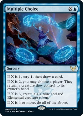 Image for Multiple Choice (Strixhaven: School of Mages) (48) - Magic: The Gathering