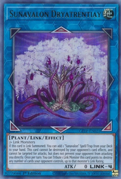 Image for Sunavalon Dryatrentiay (Ghosts From the Past) (GFTP-EN021) - YuGiOh