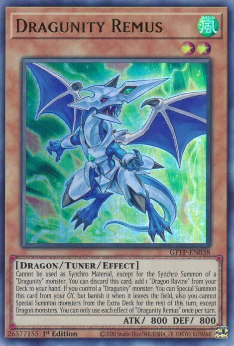 Image for Dragunity Remus (Ghosts From the Past) (GFTP-EN038) - YuGiOh