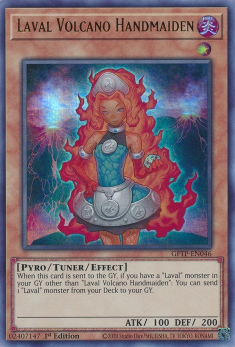 Image for Laval Volcano Handmaiden (Ghosts From the Past) (GFTP-EN046) - YuGiOh