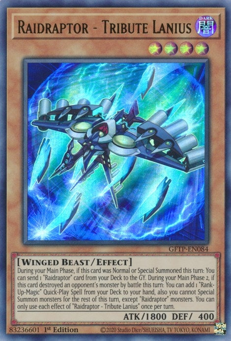 Image for Raidraptor - Tribute Lanius (Ghosts From the Past) (GFTP-EN084) - YuGiOh