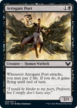 Image for Arrogant Poet (Strixhaven: School of Mages) (63) - Magic: The Gathering