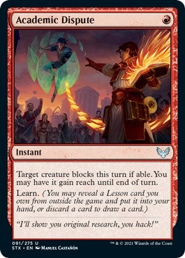 Image for Academic Dispute (Strixhaven: School of Mages) (91) - Magic: The Gathering