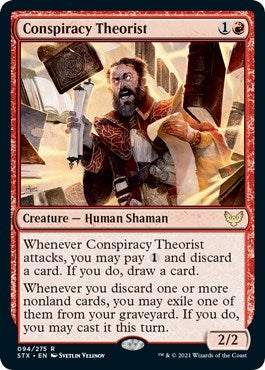 Image for Conspiracy Theorist (Strixhaven: School of Mages) (94) - Magic: The Gathering