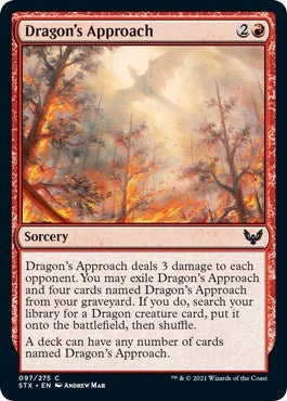 Image for Dragon's Approach (Strixhaven: School of Mages) (97) - Magic: The Gathering