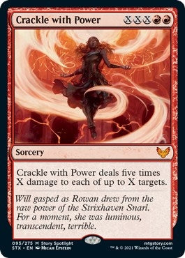 Image for Crackle with Power (Strixhaven: School of Mages) (95) - Magic: The Gathering