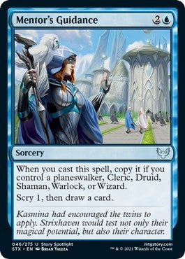 Image for Mentor's Guidance (Strixhaven: School of Mages) (46) - Magic: The Gathering
