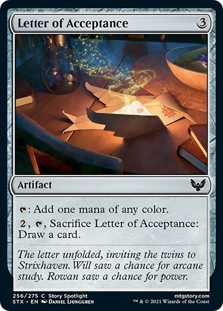 Image for Letter of Acceptance (Strixhaven: School of Mages) (256) - Magic: The Gathering