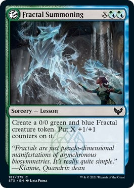 Image for Fractal Summoning (Strixhaven: School of Mages) (187) - Magic: The Gathering