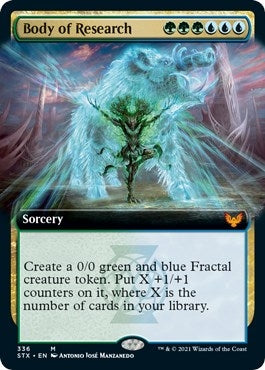 Image for Body of Research (Extended Art) (Strixhaven: School of Mages) (336) - Magic: The Gathering