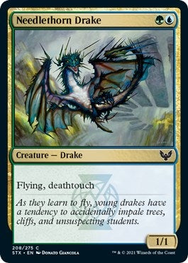 Image for Needlethorn Drake (Strixhaven: School of Mages) (208) - Magic: The Gathering