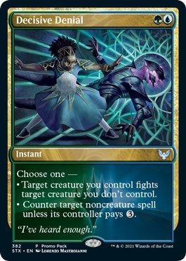 Image for Decisive Denial (Promo Pack: Strixhaven) (382) - Magic: The Gathering