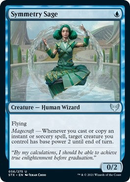 Image for Symmetry Sage (Strixhaven: School of Mages) (56) - Magic: The Gathering