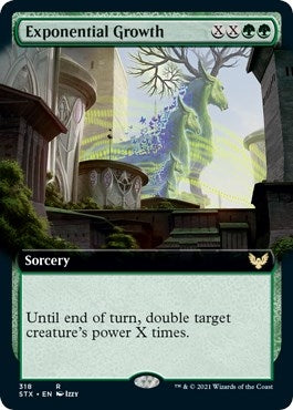 Image for Exponential Growth (Extended Art) (Strixhaven: School of Mages) (318) - Magic: The Gathering