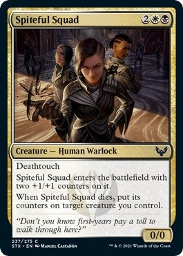 Image for Spiteful Squad (Strixhaven: School of Mages) (237) - Magic: The Gathering