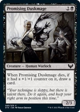 Image for Promising Duskmage (Strixhaven: School of Mages) (85) - Magic: The Gathering