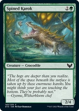 Image for Spined Karok (Strixhaven: School of Mages) (143) - Magic: The Gathering