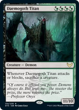 Image for Daemogoth Titan (Strixhaven: School of Mages) (174) - Magic: The Gathering