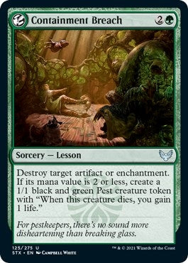 Image for Containment Breach (Strixhaven: School of Mages) (125) - Magic: The Gathering