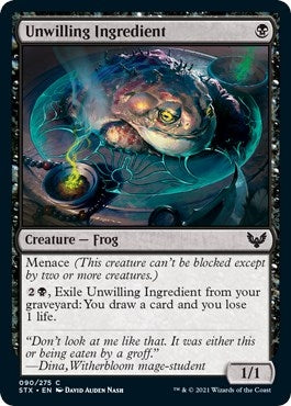 Image for Unwilling Ingredient (Strixhaven: School of Mages) (90) - Magic: The Gathering