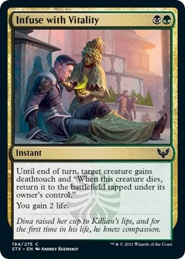 Image for Infuse with Vitality (Strixhaven: School of Mages) (194) - Magic: The Gathering
