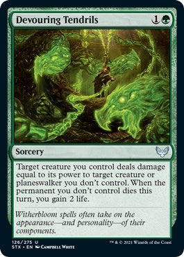 Image for Devouring Tendrils (Strixhaven: School of Mages) (126) - Magic: The Gathering