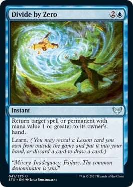 Image for Divide by Zero (Strixhaven: School of Mages) (41) - Magic: The Gathering