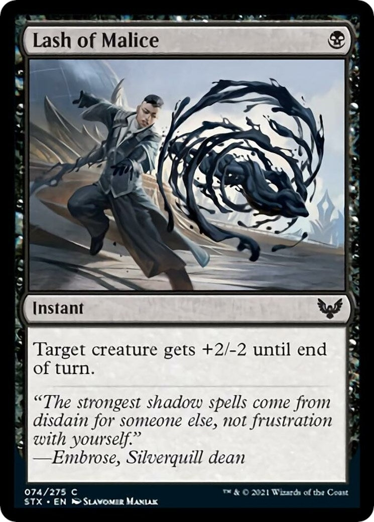Image for Lash of Malice (Strixhaven: School of Mages) (74) - Magic: The Gathering
