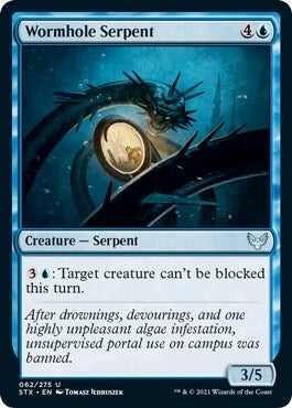 Image for Wormhole Serpent (Strixhaven: School of Mages) (62) - Magic: The Gathering