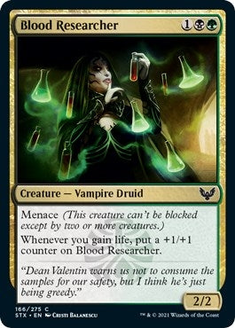 Image for Blood Researcher (Strixhaven: School of Mages) (166) - Magic: The Gathering
