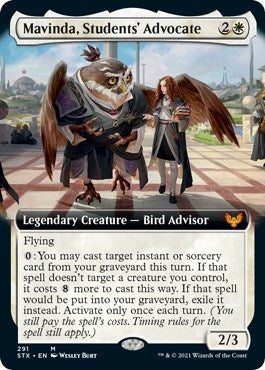 Image for Mavinda, Students' Advocate (Extended Art) (Strixhaven: School of Mages) (291) - Magic: The Gathering