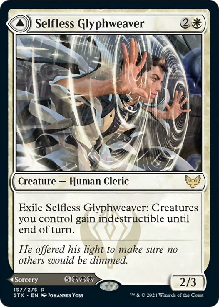 Image for Selfless Glyphweaver (Strixhaven: School of Mages) (157) - Magic: The Gathering